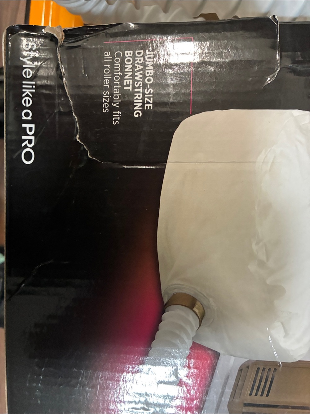 Gold N Hot White & Gold Professional Soft Bonnet Hair Dryer - Picture 5 of 5
